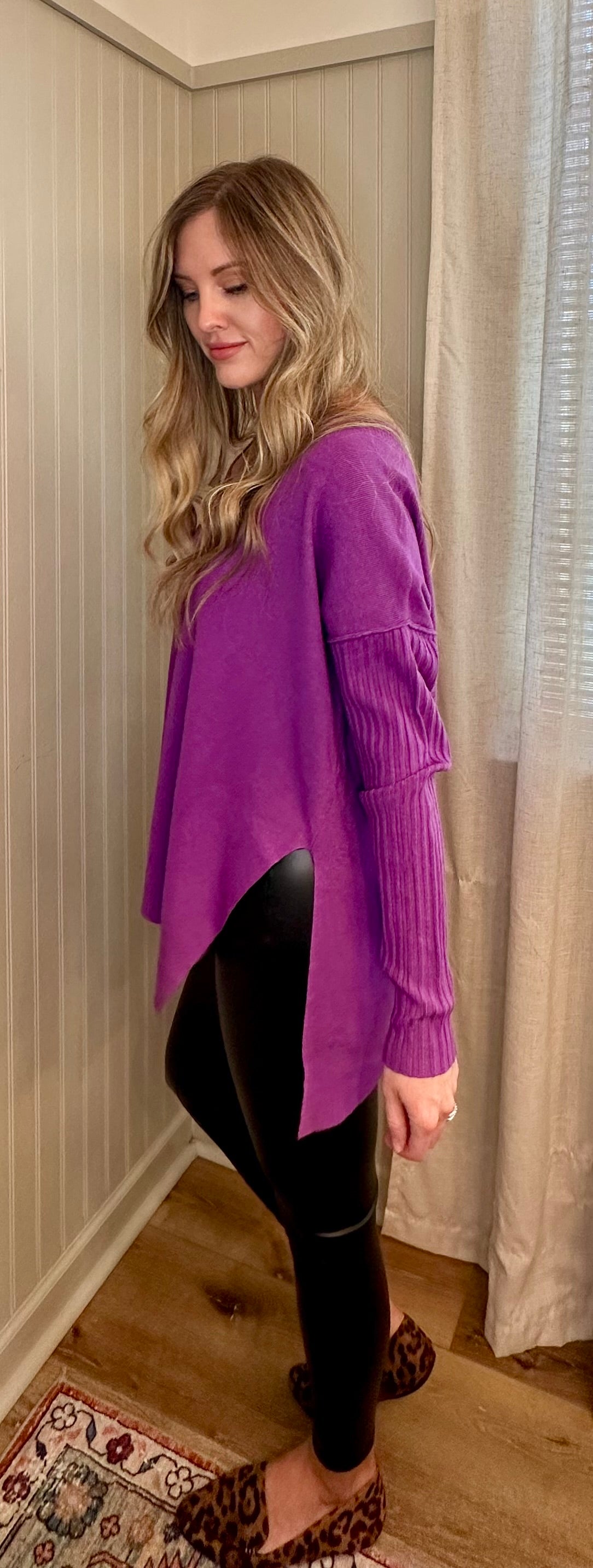 FAUX LEATHER LEGGINGS