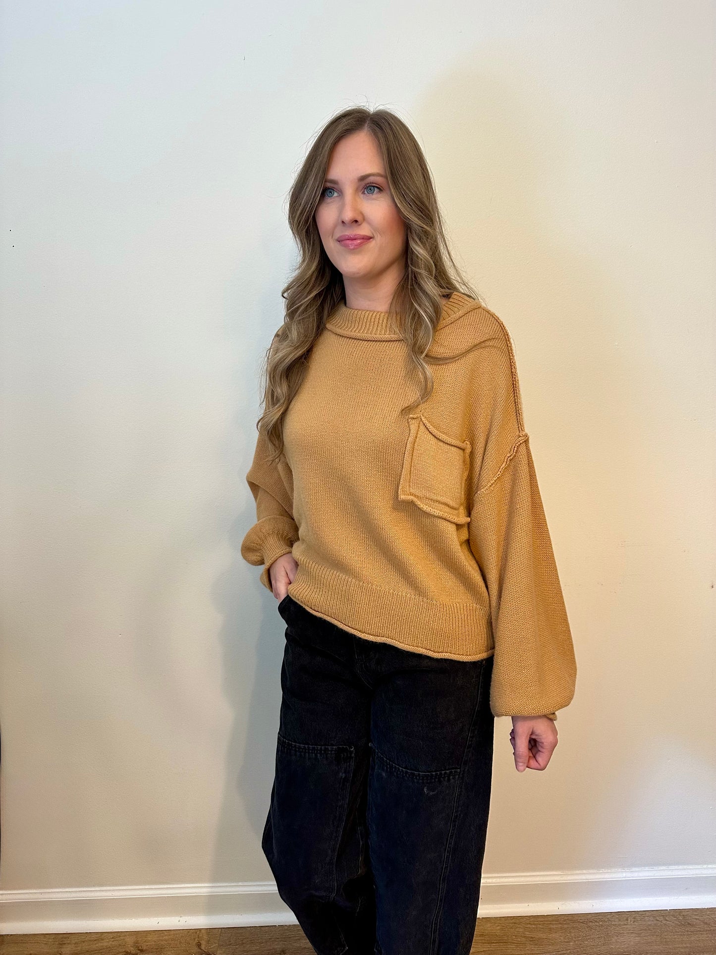 Keep Me Cozy Sweater - Caramel