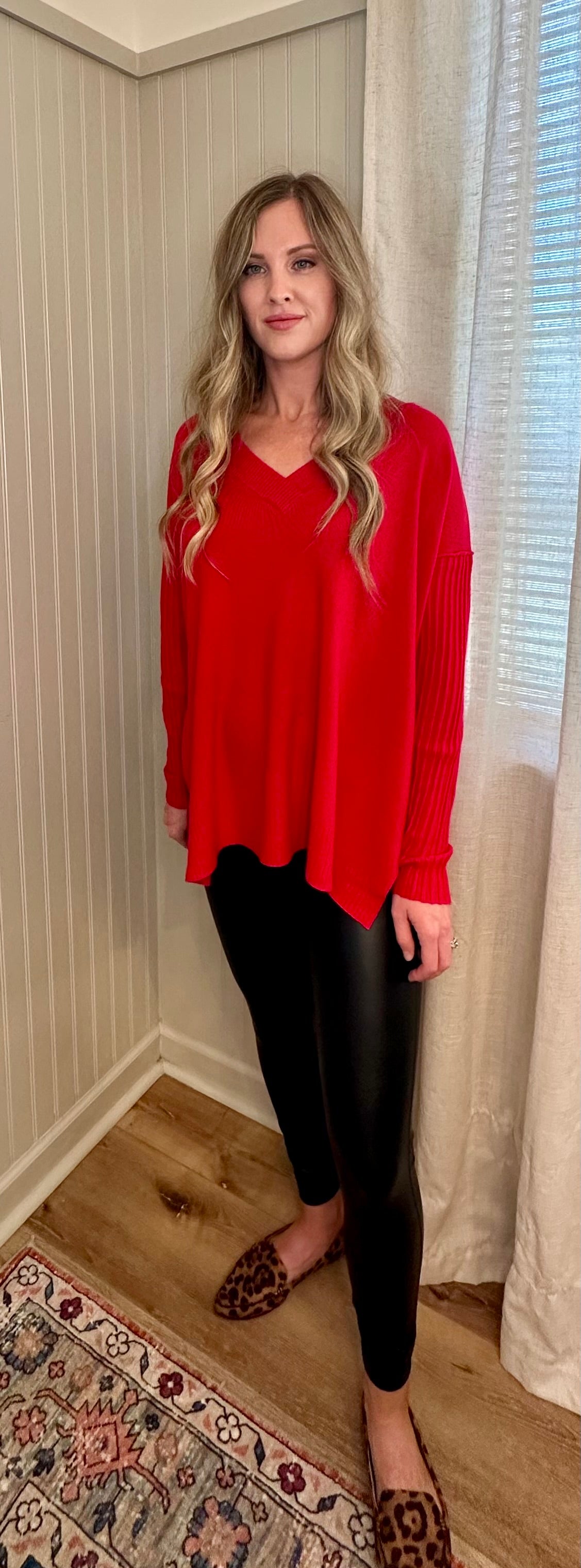 FAUX LEATHER LEGGINGS