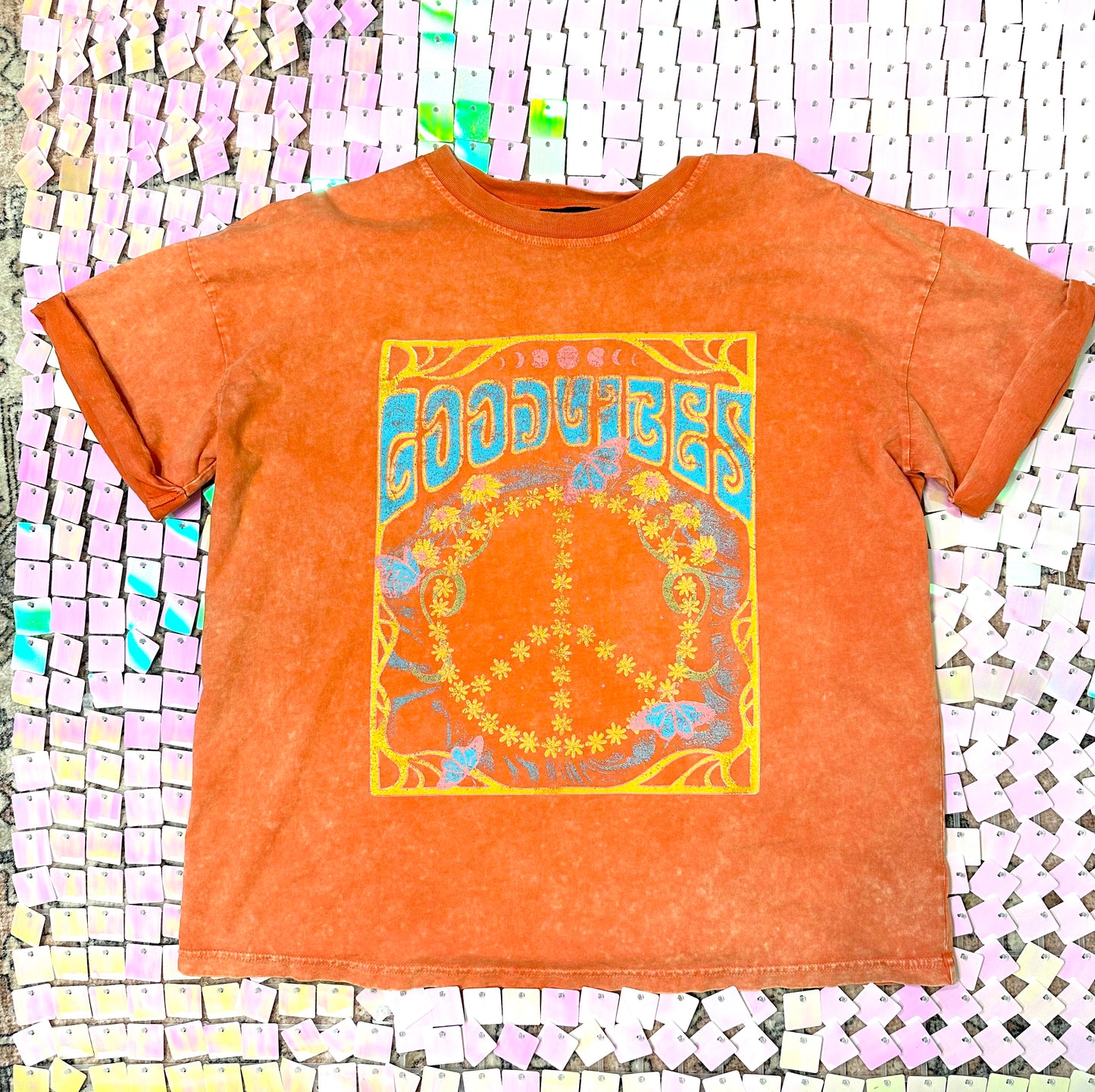 Good Vibes Peace Graphic Tee