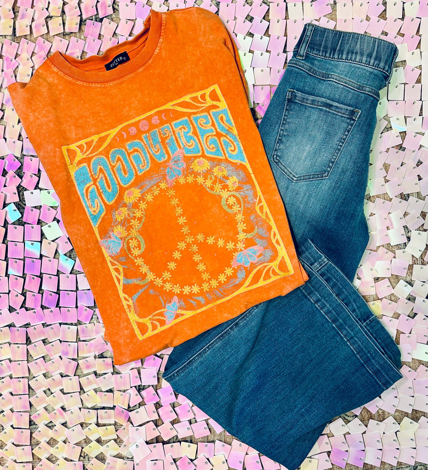 Good Vibes Peace Graphic Tee