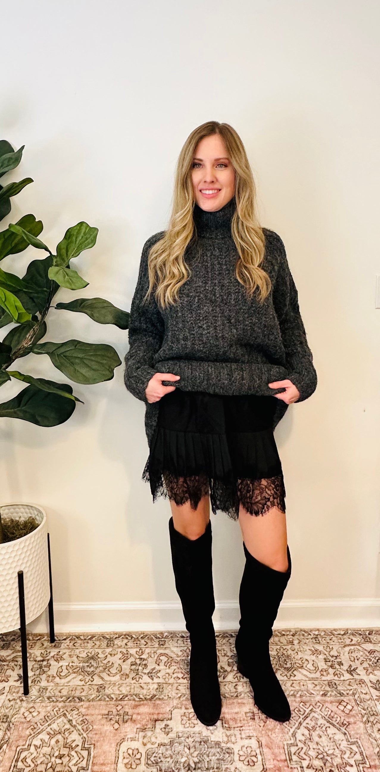 Lace Slip Skirt