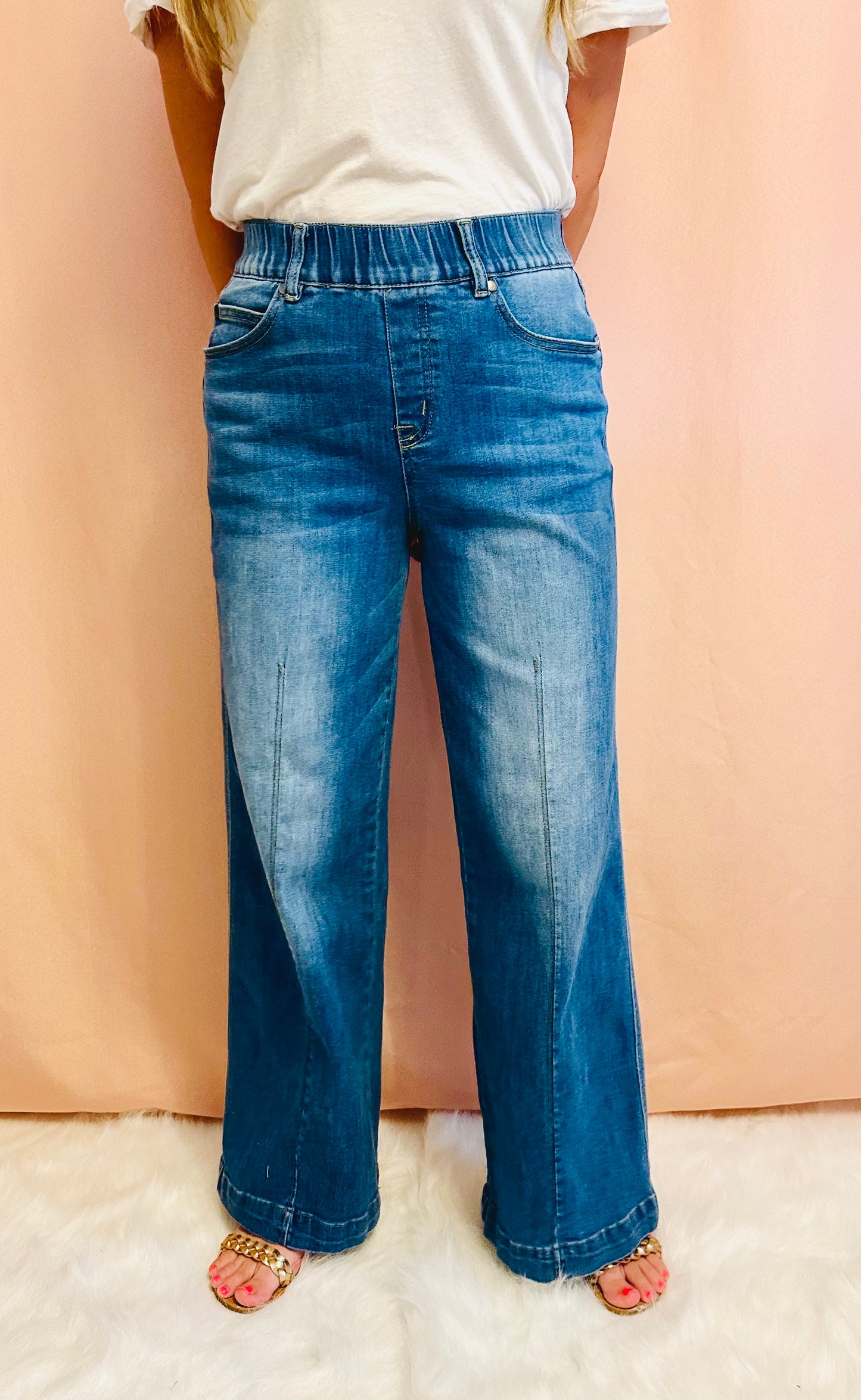 Elastic Waist Jeans