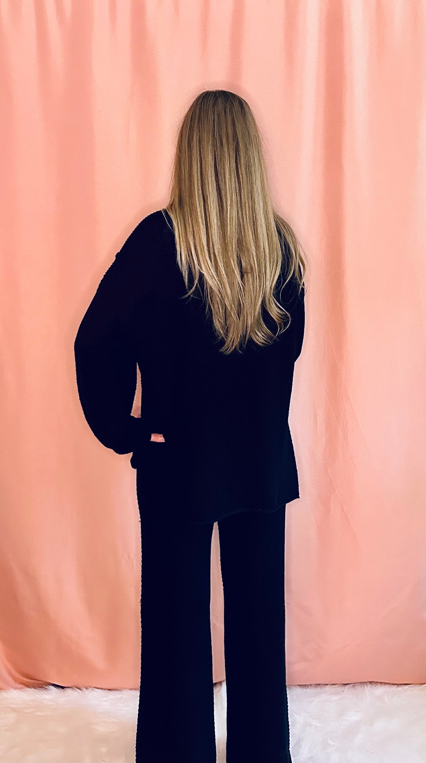 Textured Knit Set