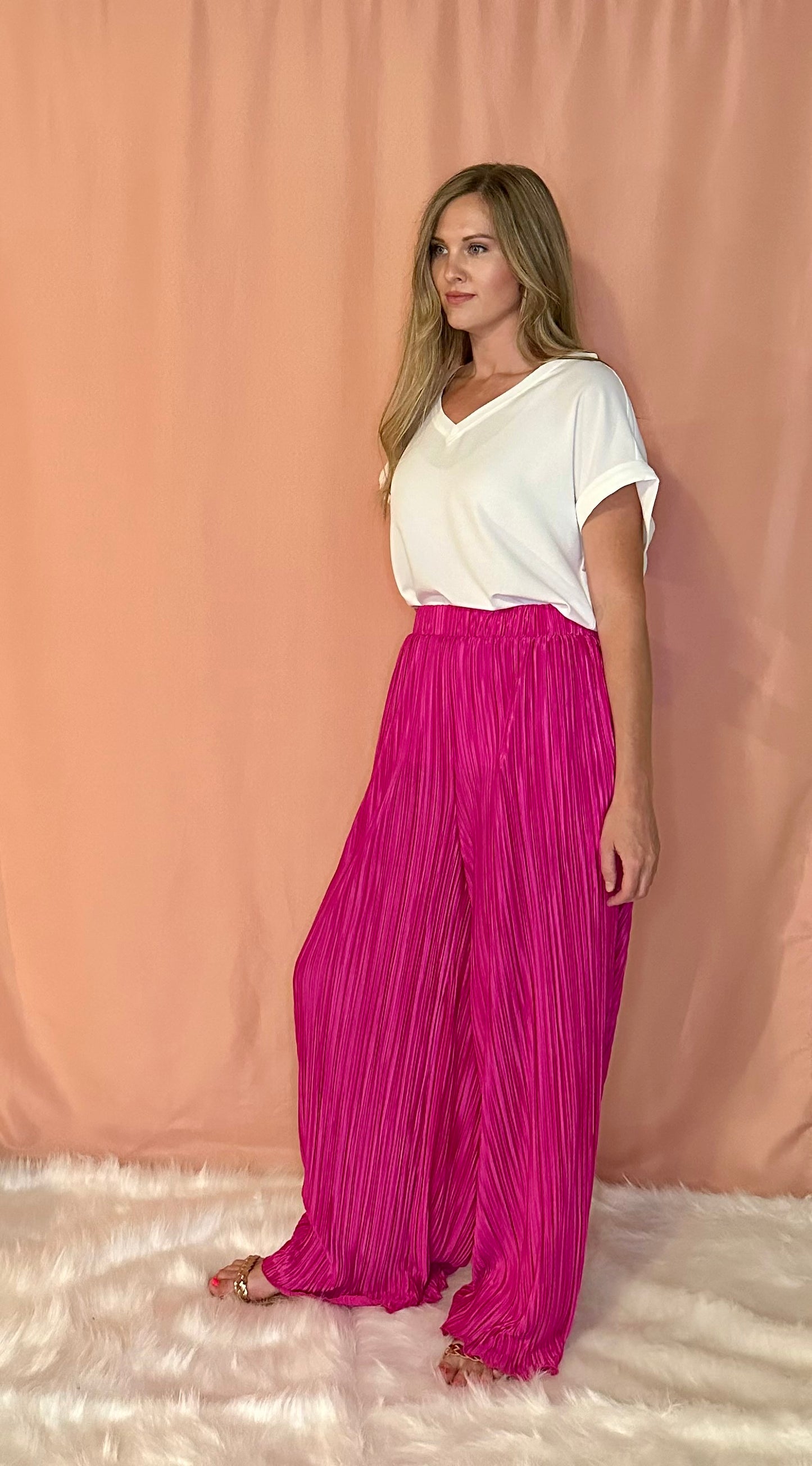 Pretty in Pleated Pants