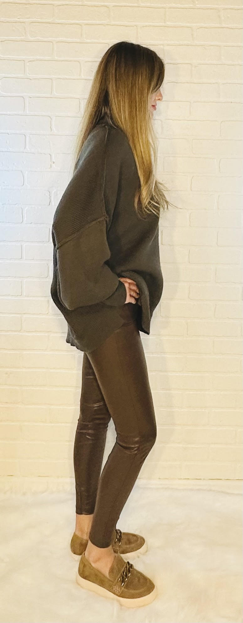 FAUX LEATHER LEGGINGS