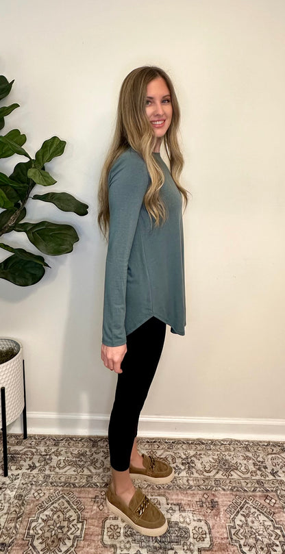 Long Sleeve Basic Must Have Top