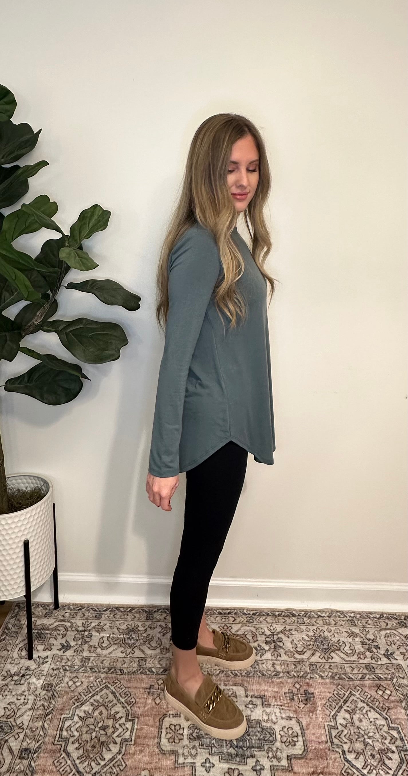 Long Sleeve Basic Must Have Top