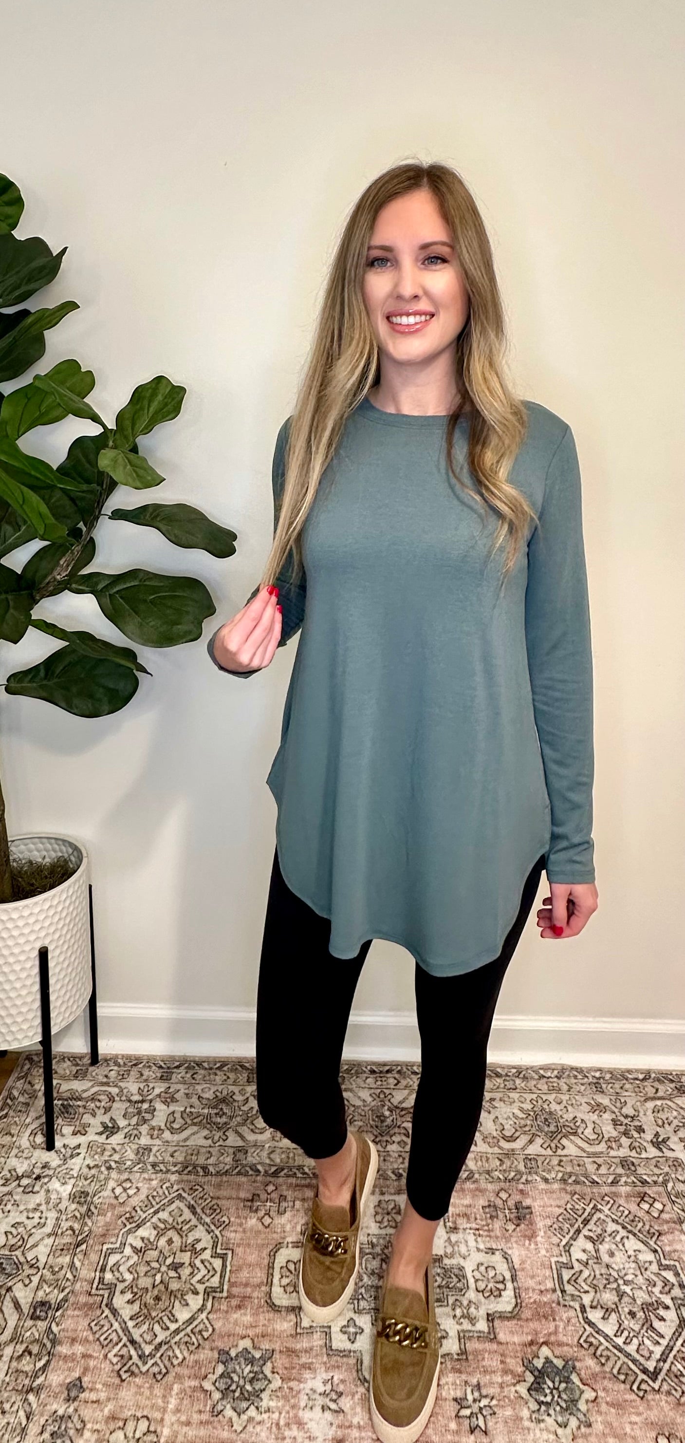 Long Sleeve Basic Must Have Top
