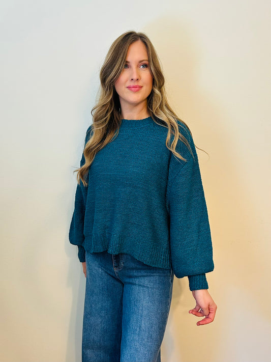 Macy Sweater - Teal
