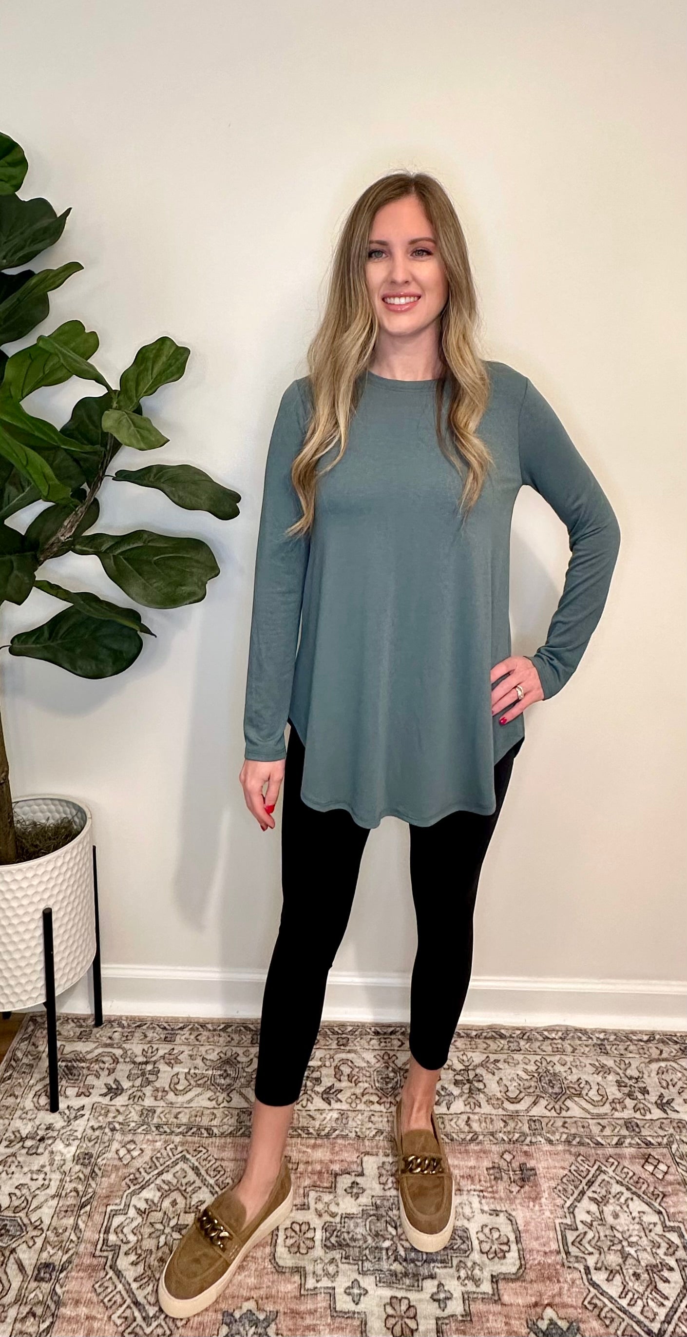 Long Sleeve Basic Must Have Top