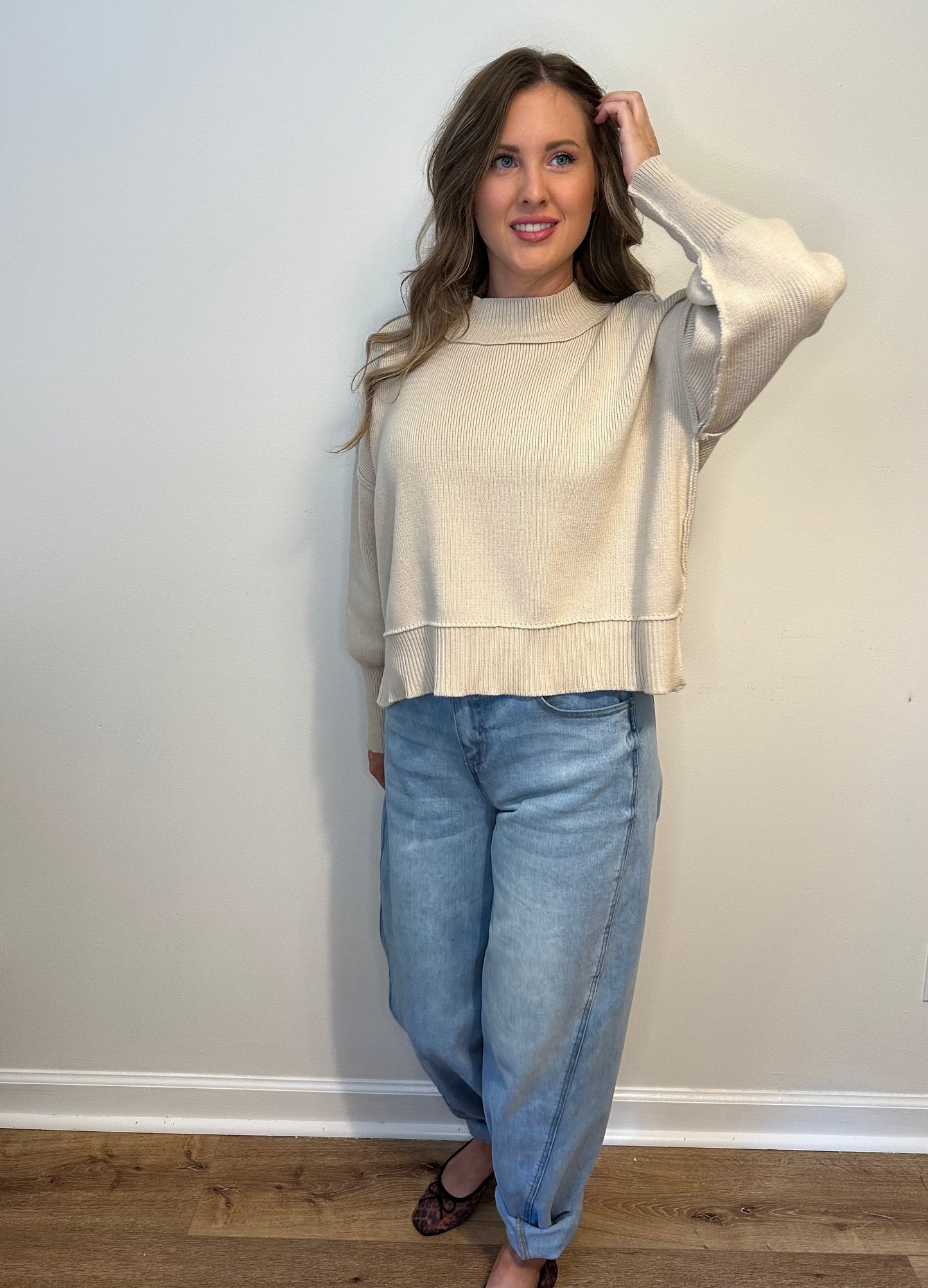 September Sweater - Sand Beige