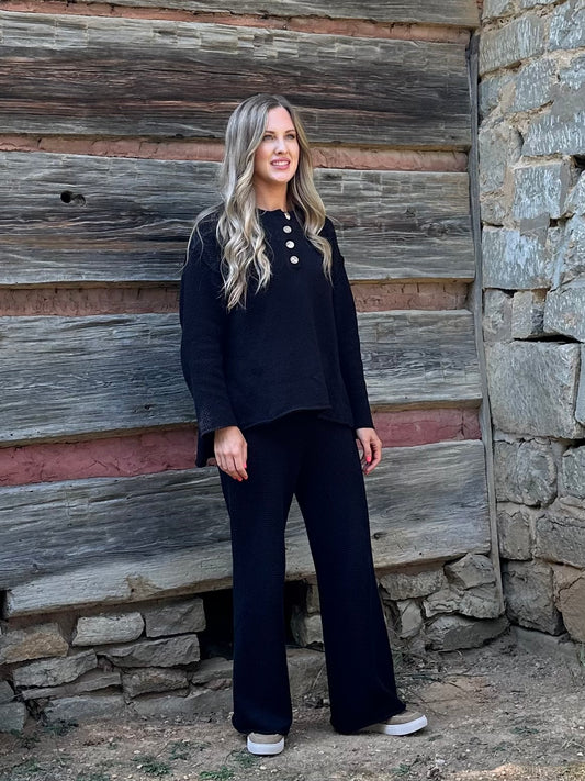 Textured Knit Set
