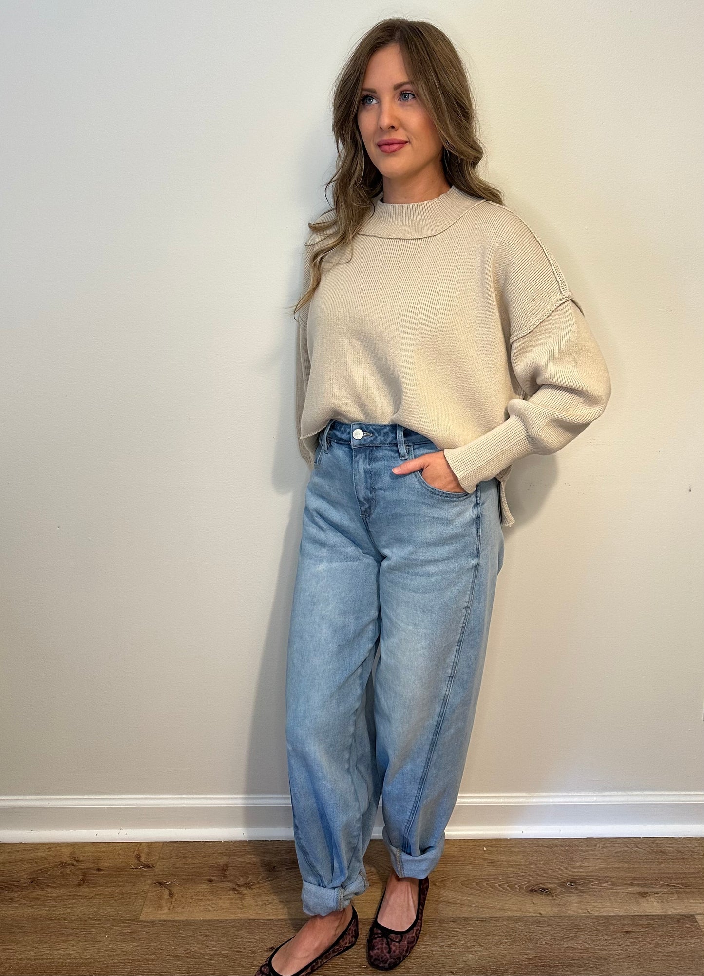September Sweater - Sand Beige