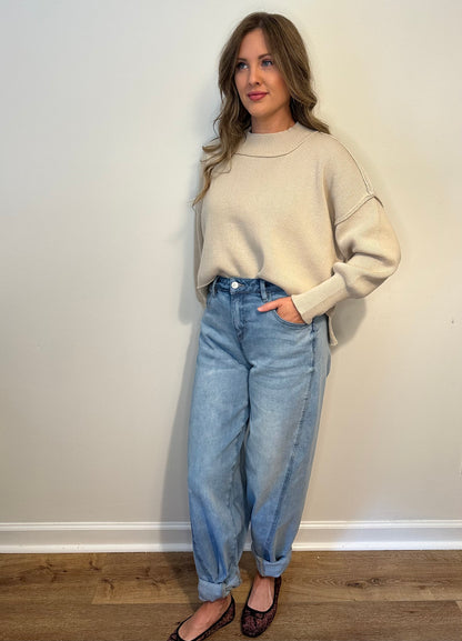 September Sweater - Sand Beige
