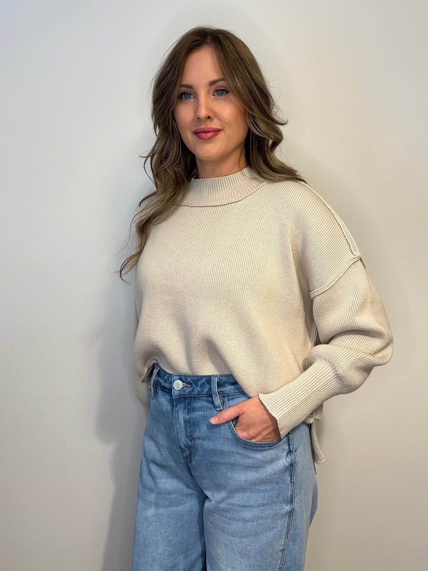 September Sweater - Sand Beige