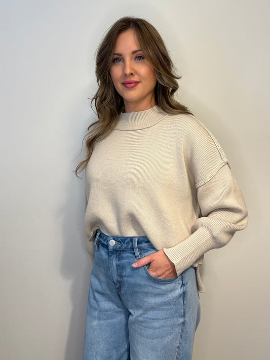 September Sweater - Sand Beige