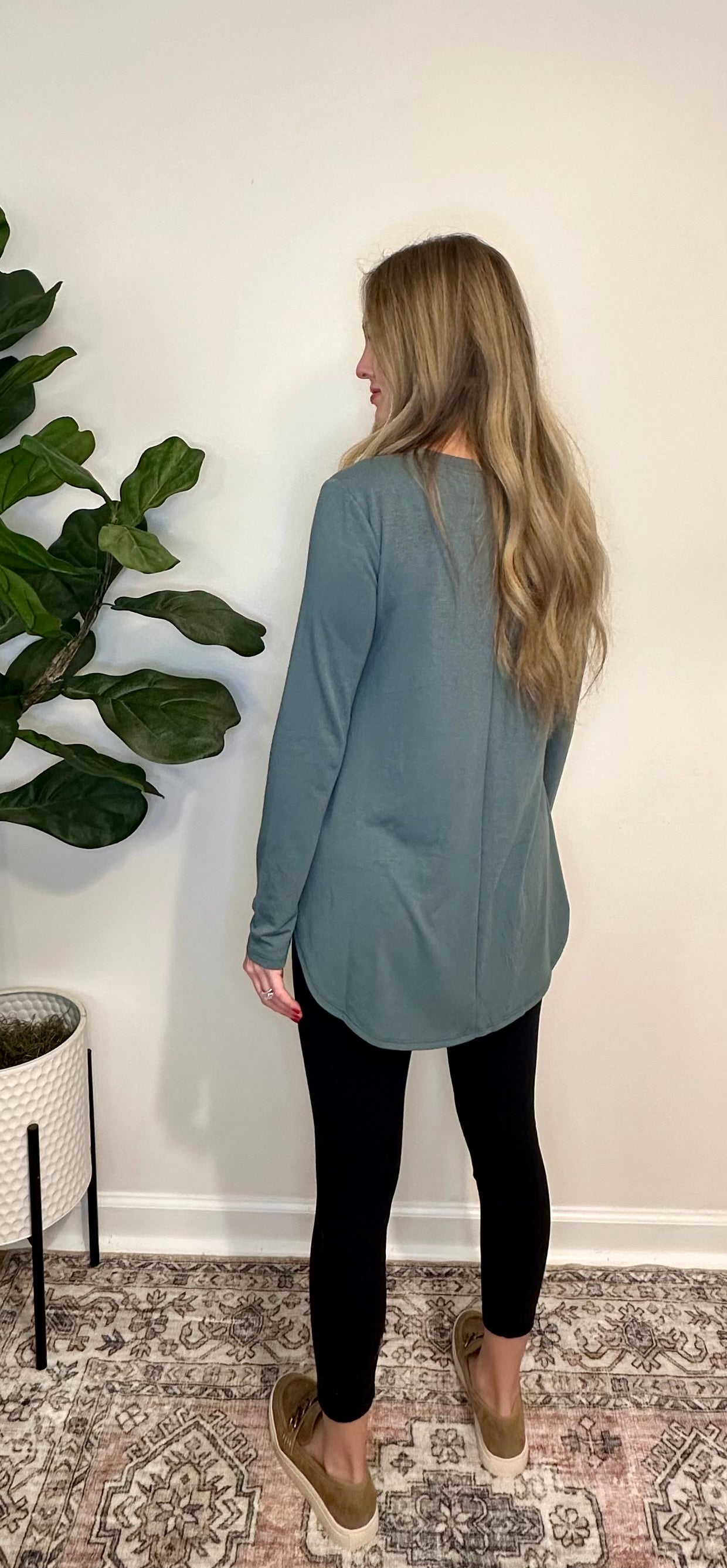Long Sleeve Basic Must Have Top