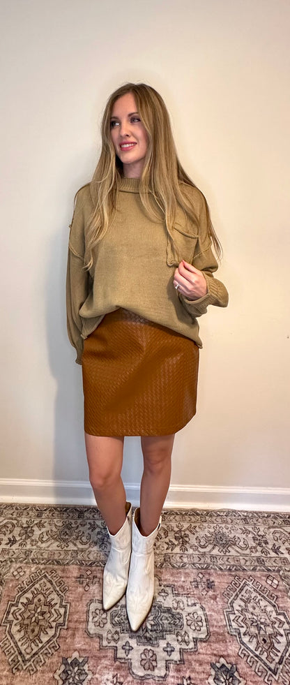 Keep Me Cozy Sweater - Tan