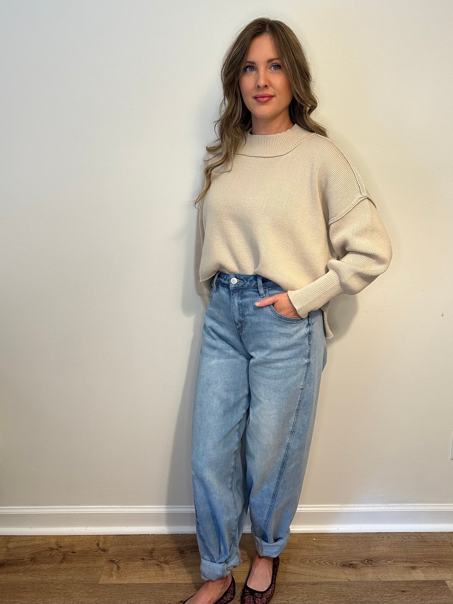 September Sweater - Sand Beige