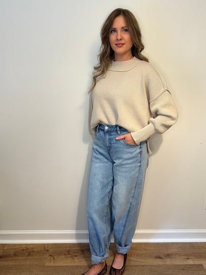 September Sweater - Sand Beige