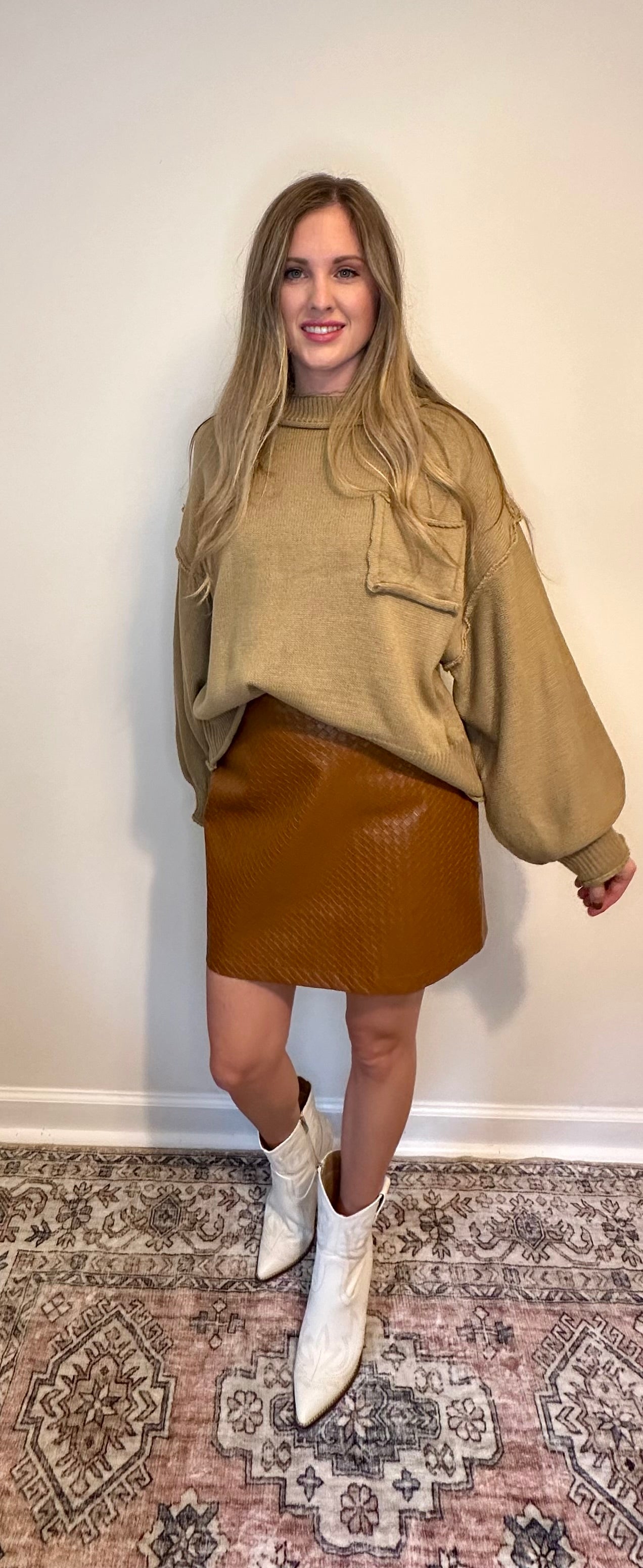Keep Me Cozy Sweater - Tan
