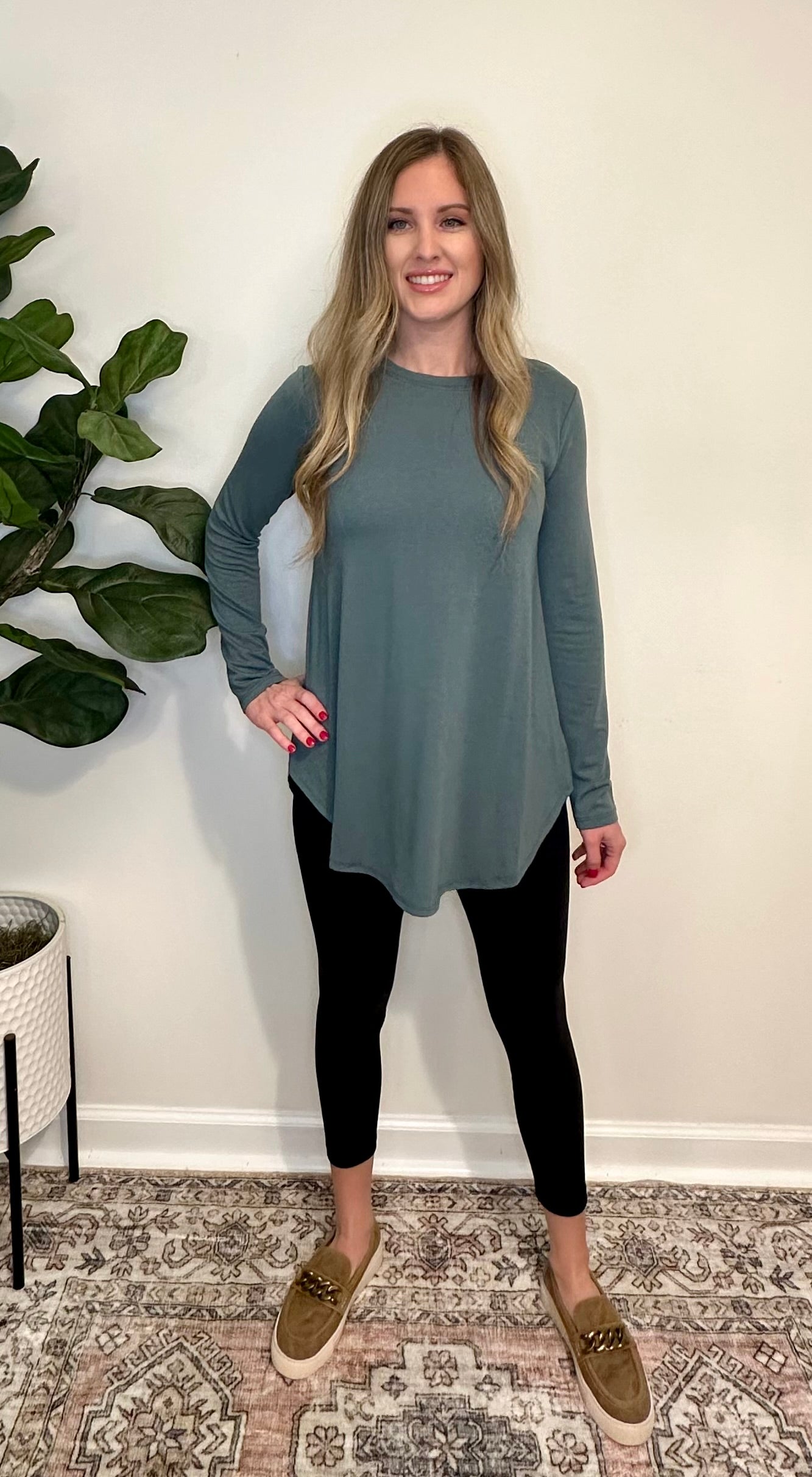 Long Sleeve Basic Must Have Top