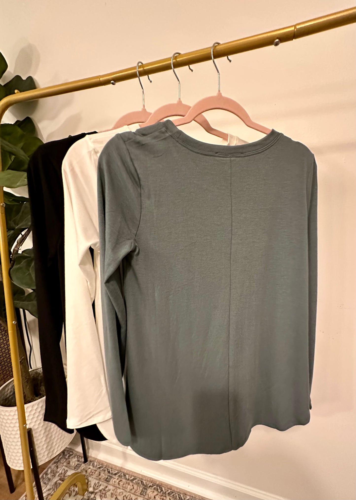 Long Sleeve Basic Must Have Top