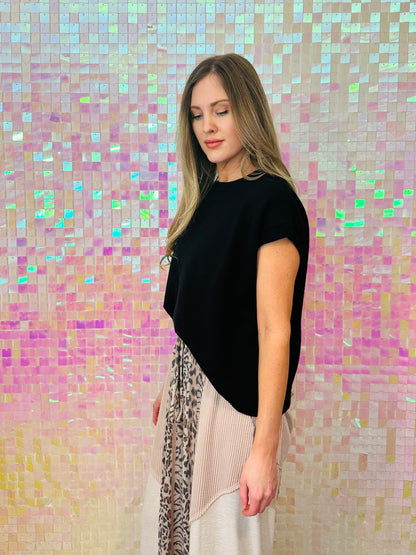 Black Sweater Vest
