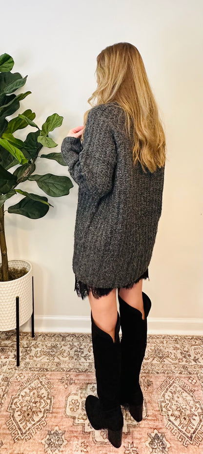 Turtleneck Tunic Sweater