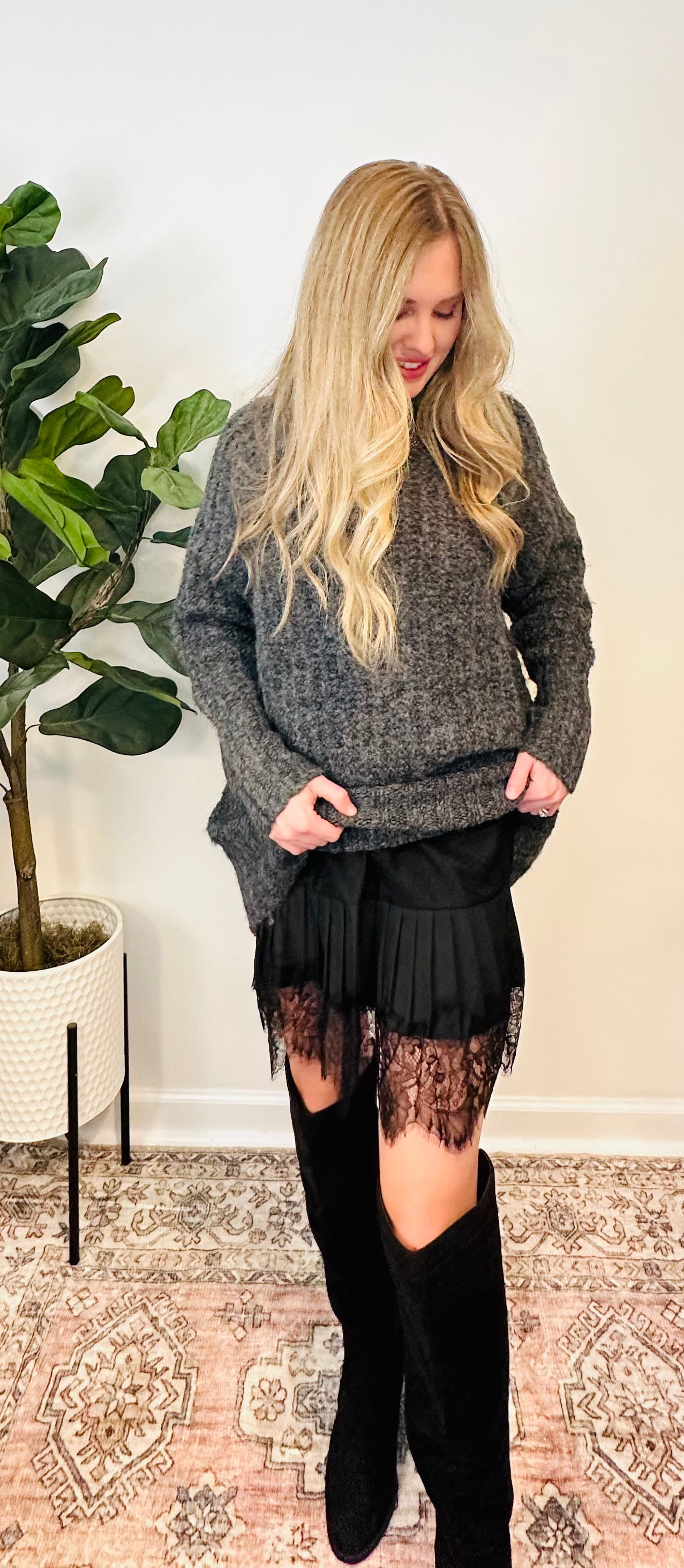 Lace Slip Skirt