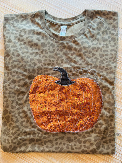 Leopard Pumpkin Tee