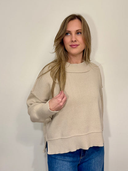 September Sweater - Sand Beige