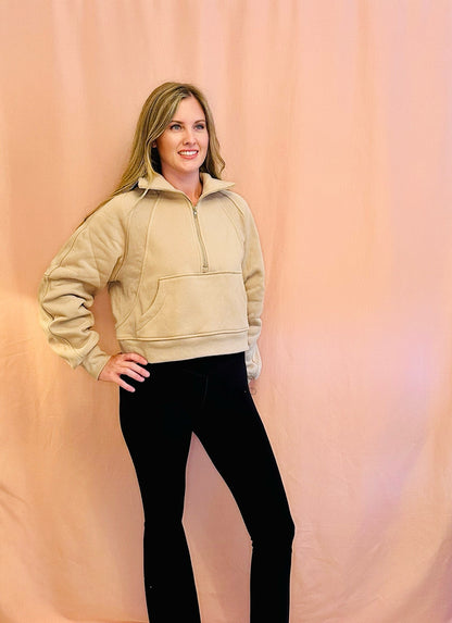 Half Zip Sweatshirt