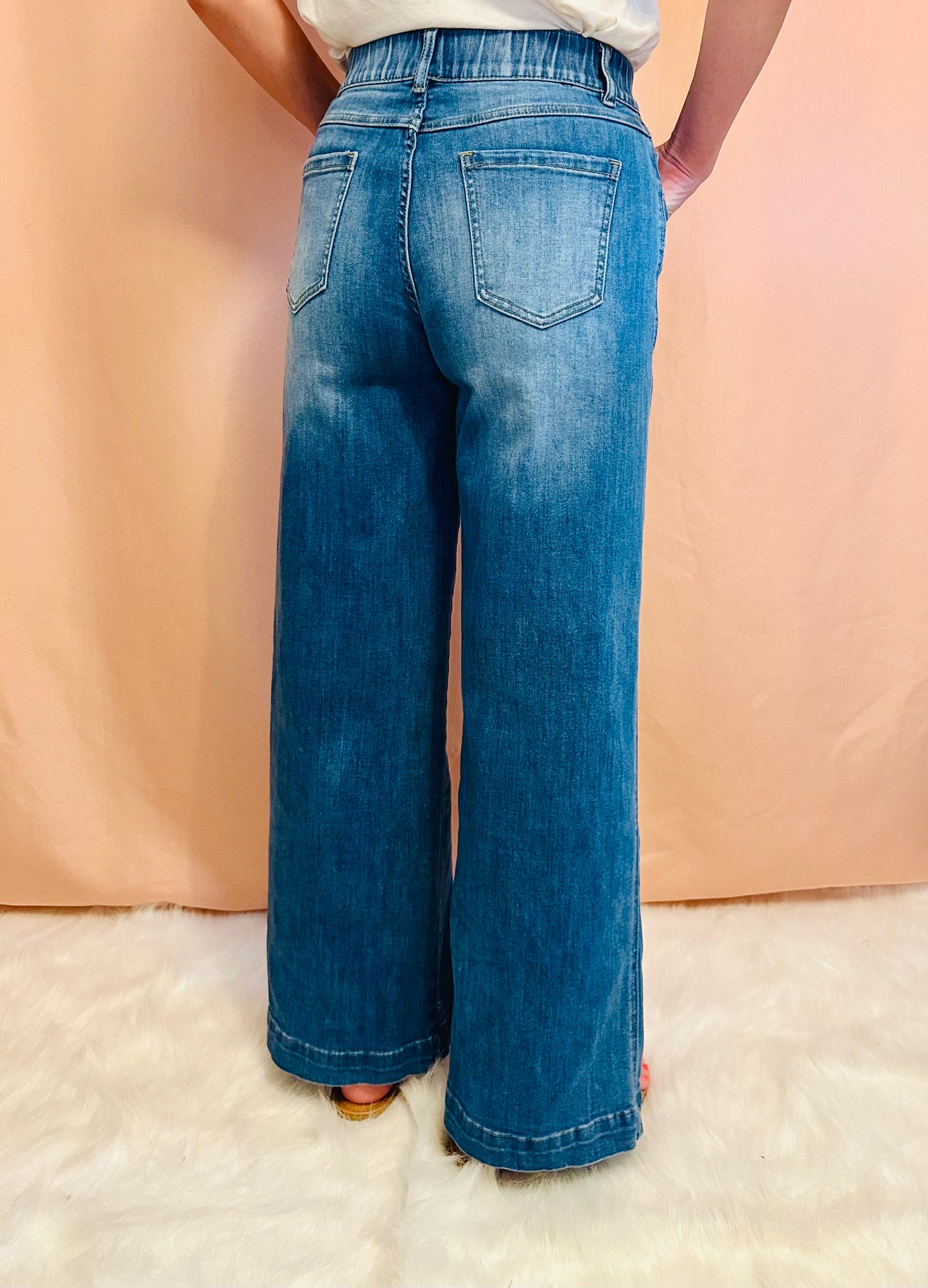 Elastic Waist Jeans