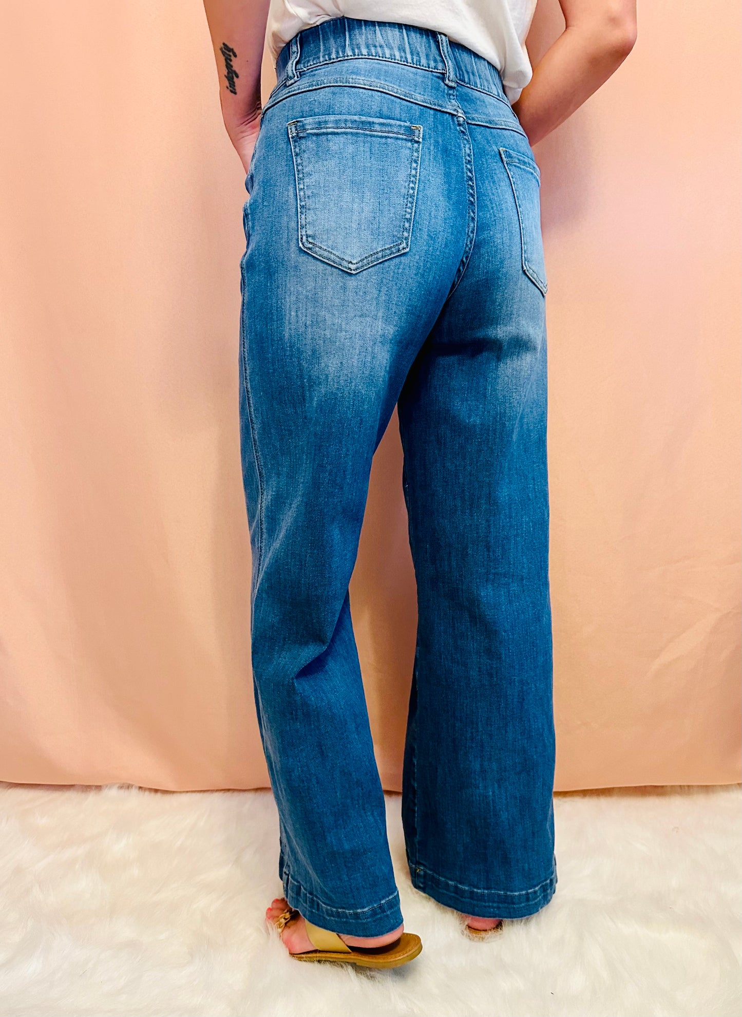 Elastic Waist Jeans