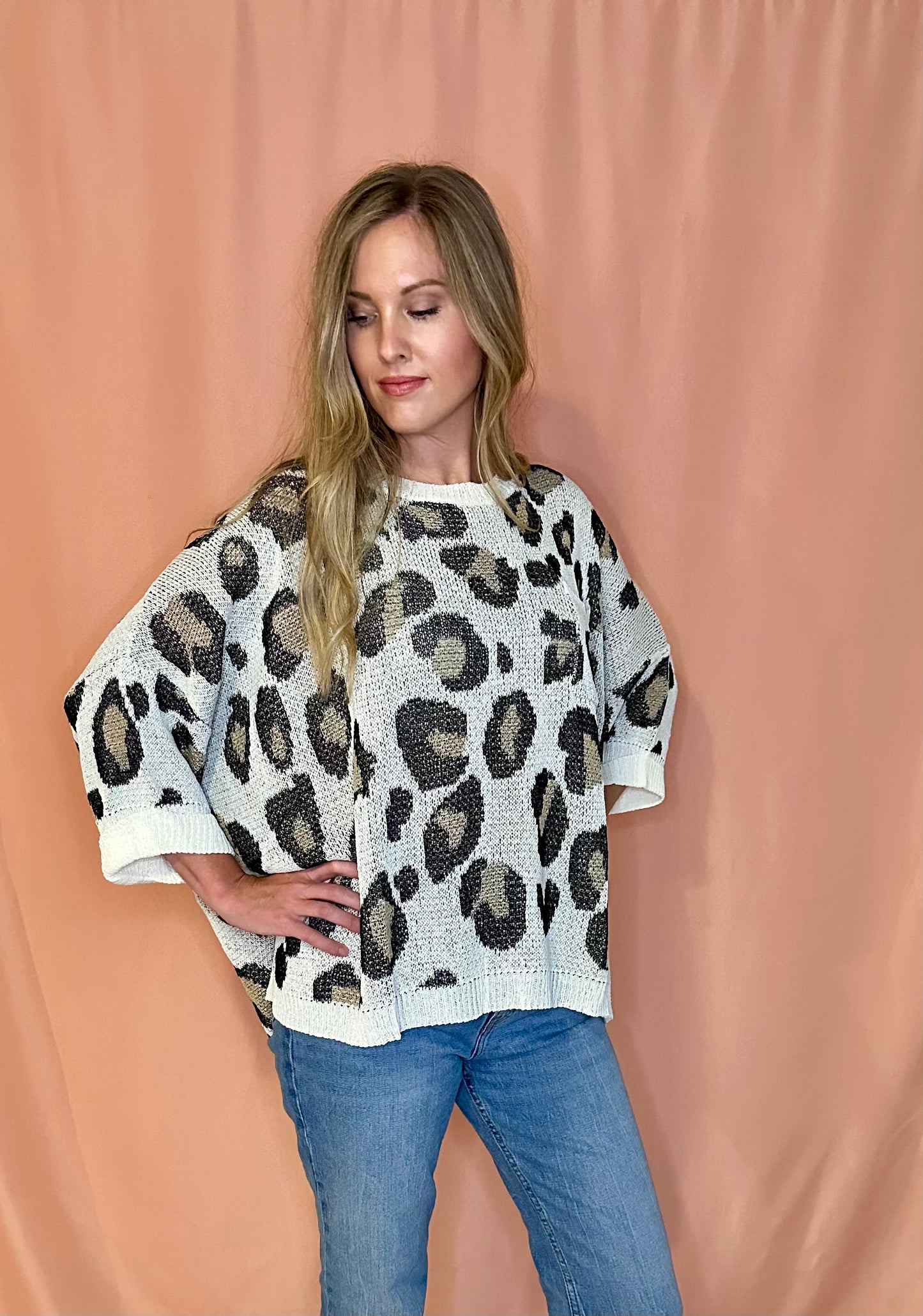 Oversized Leopard Sweater