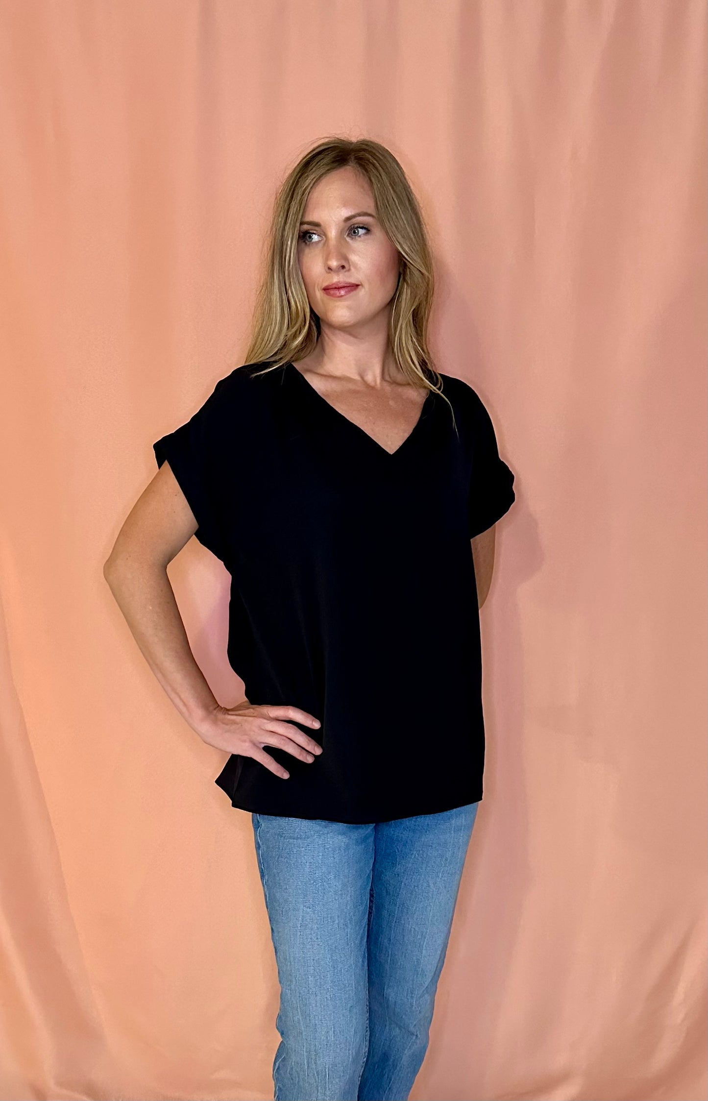 Basic V-Neck Top