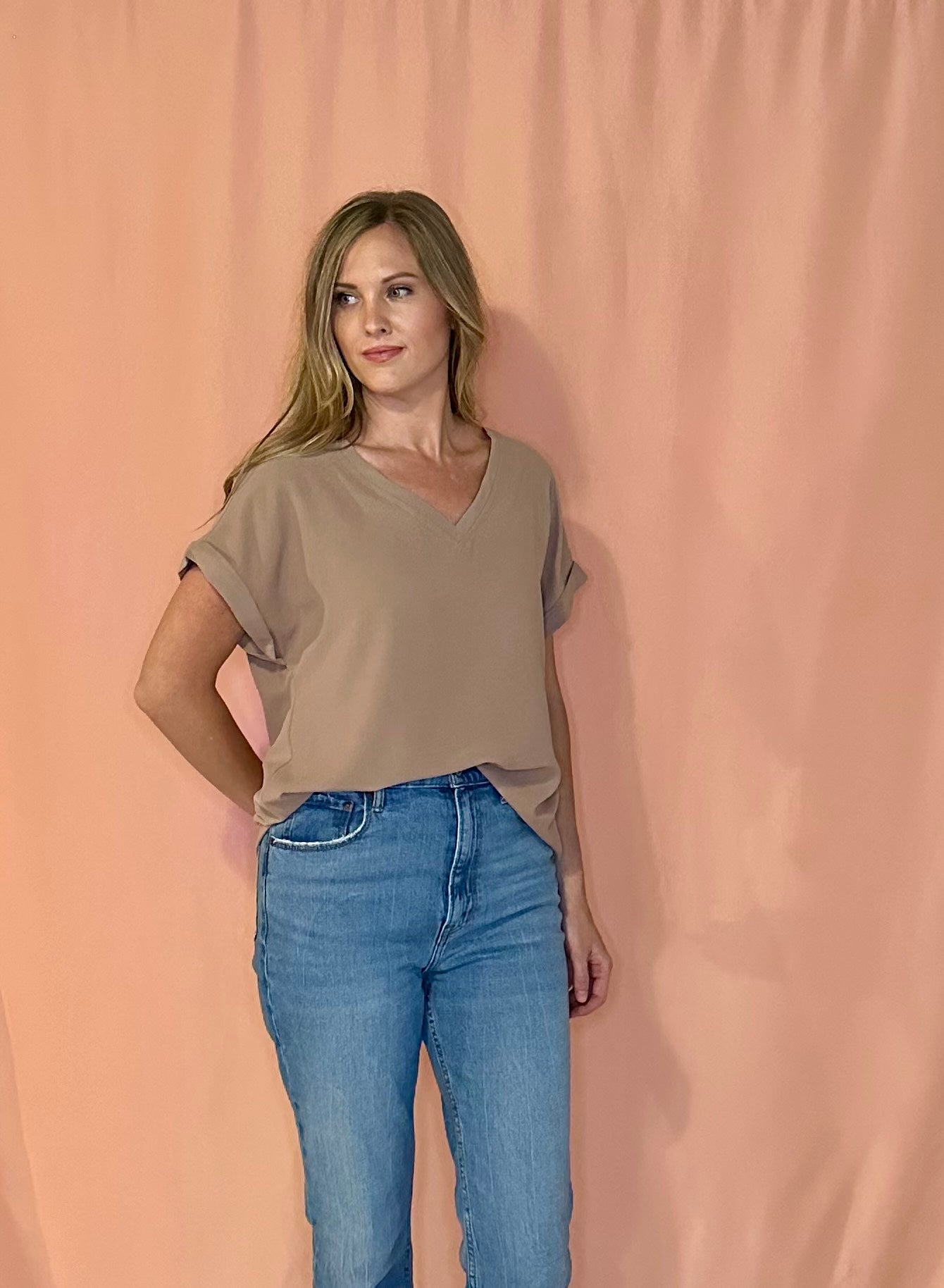 Basic V-Neck Top
